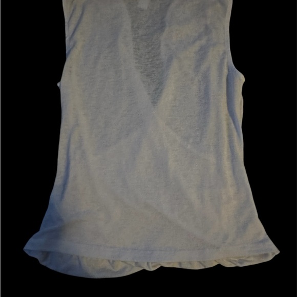 White athleta wrap over top - Picture 2 of 2